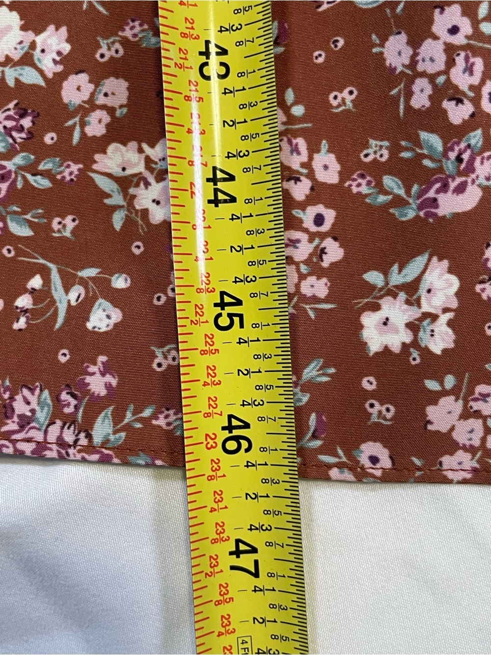 🤎 Cottagecore Floral Smocked Midi Dress XL Boho - Picture 8 of 11